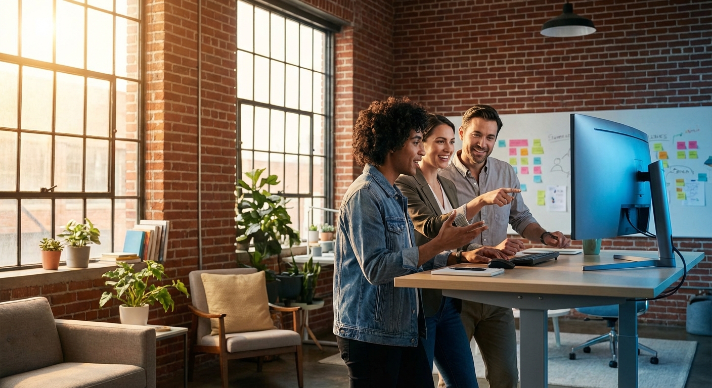 The Sixty Seconds team at work