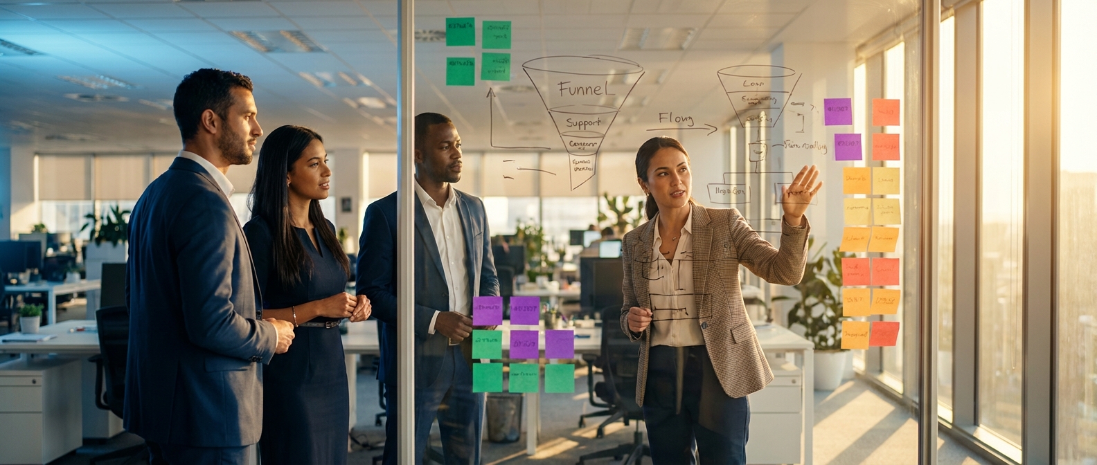GTM strategy planning and whiteboard session